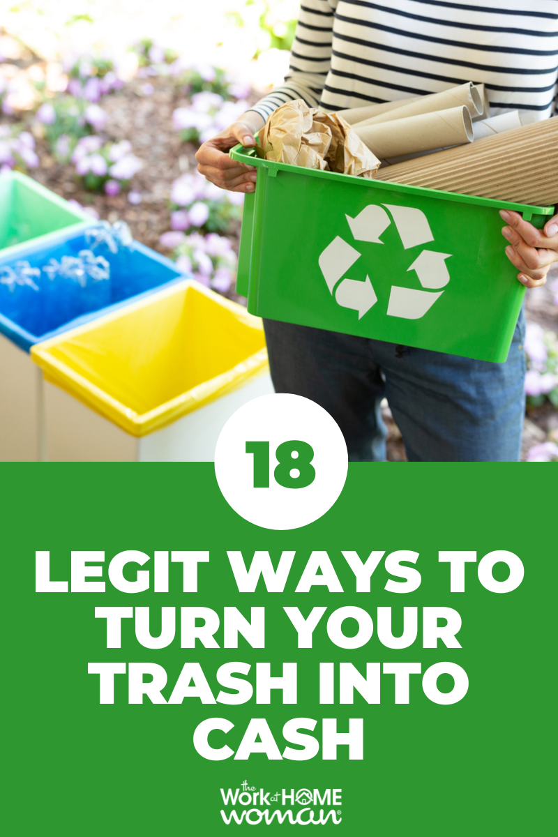 It’s really crazy how many ways you can make money. If you’re looking to turn your trash into cash, here are 18 ways to get started. via @theworkathomewoman