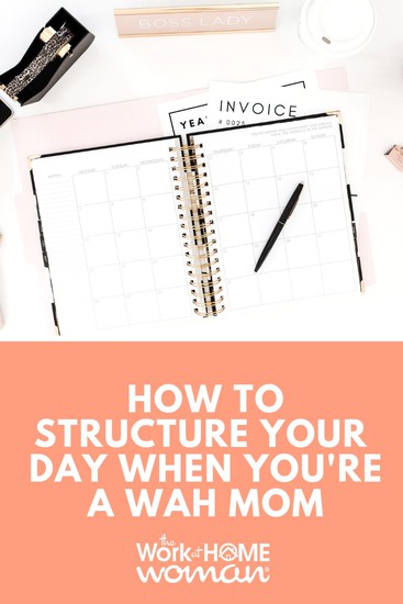 Working at home requires self-discipline. If you’re trying to figure out how to manage both kids and work, here are some tips on how to structure your day. via @theworkathomewoman