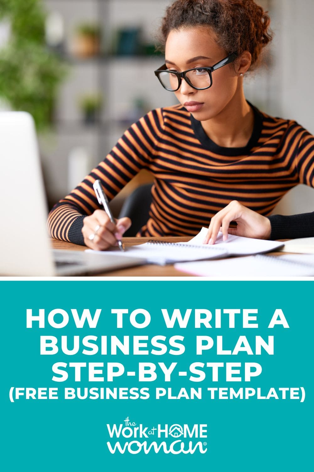 Business plans don't have to be complicated! Here's how to write a business plan step-by-step and a free template to help you get started! via @theworkathomewoman