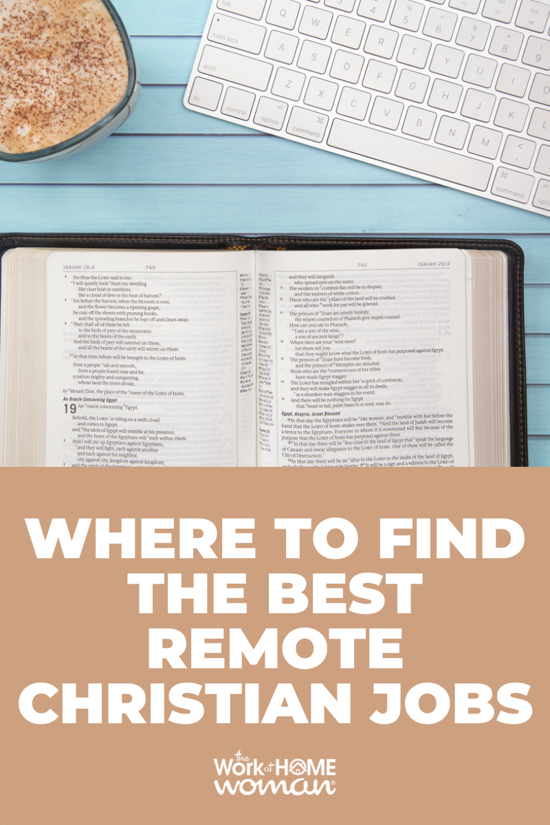 If you’re looking to incorporate your faith into your job search — here are the best places to find remote jobs. ✝️ via @theworkathomewoman